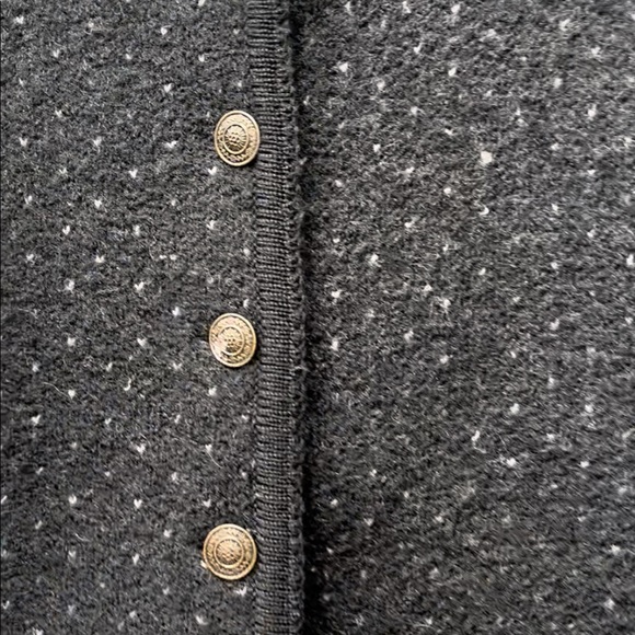 1980’s Vintage Tally-Ho Creations Boiled Wool Cardigan - Picture 4 of 11